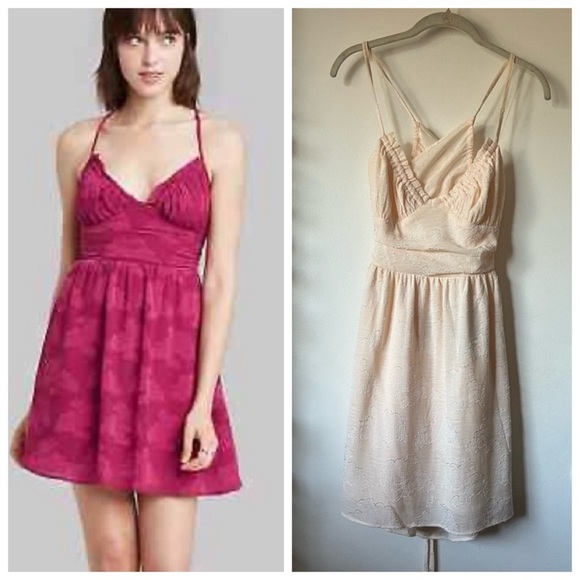 Wild Fable Ivory Sand Tard Jacquard Dress Strappy
Backless Women's S Small NEW - Picture 1 of 13